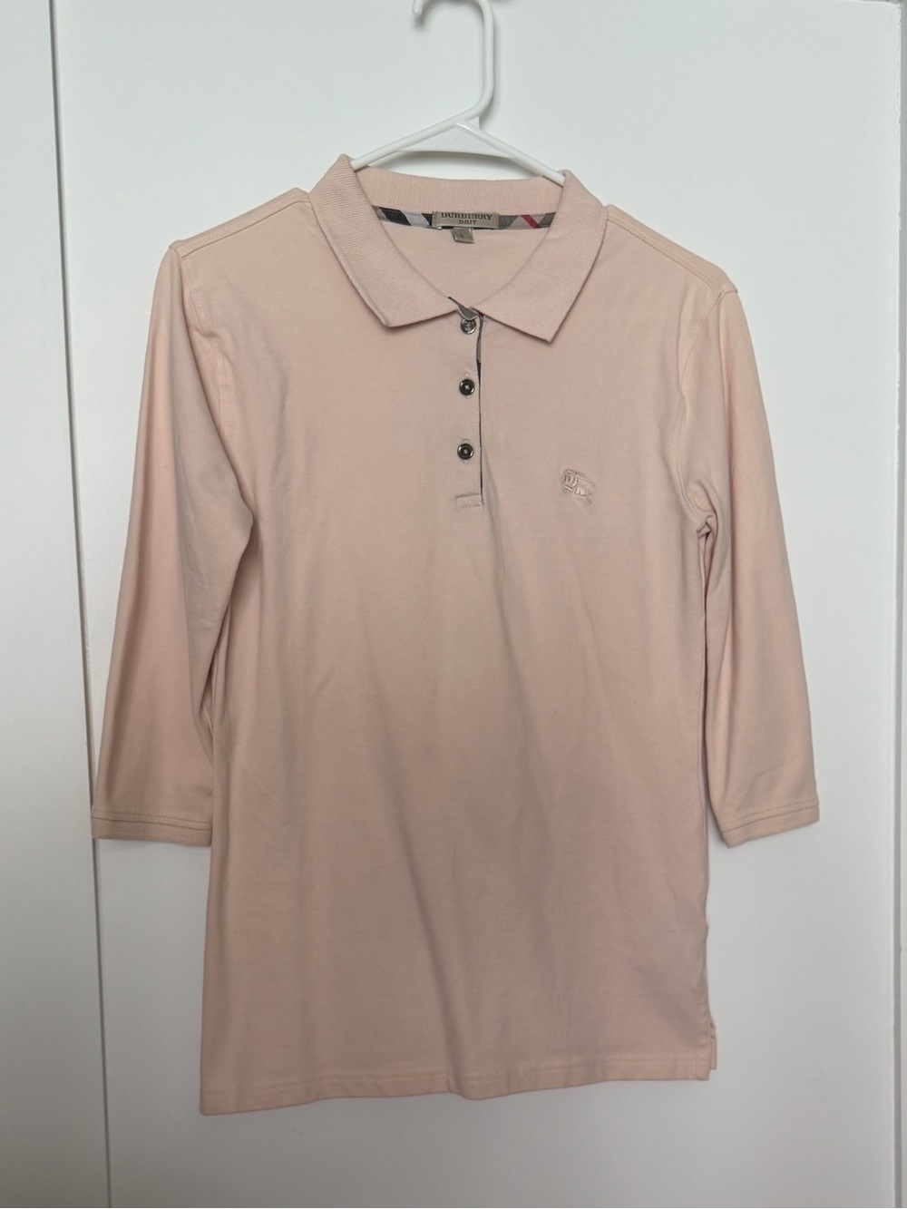 Burberry Brit Soft Blush Polo Top